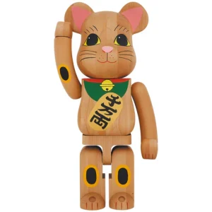 1000% Bearbrick Karimoku Maneki Neko